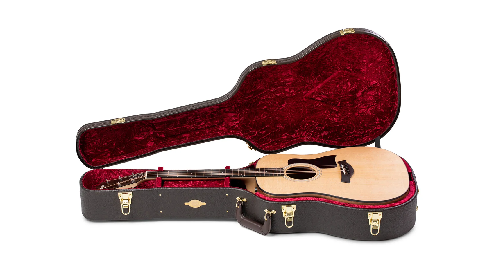 Hard Cases - Taylor Deluxe Brown Hardshell Case, Dreadnought